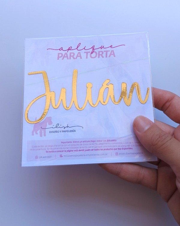Producto - Aplique Julián