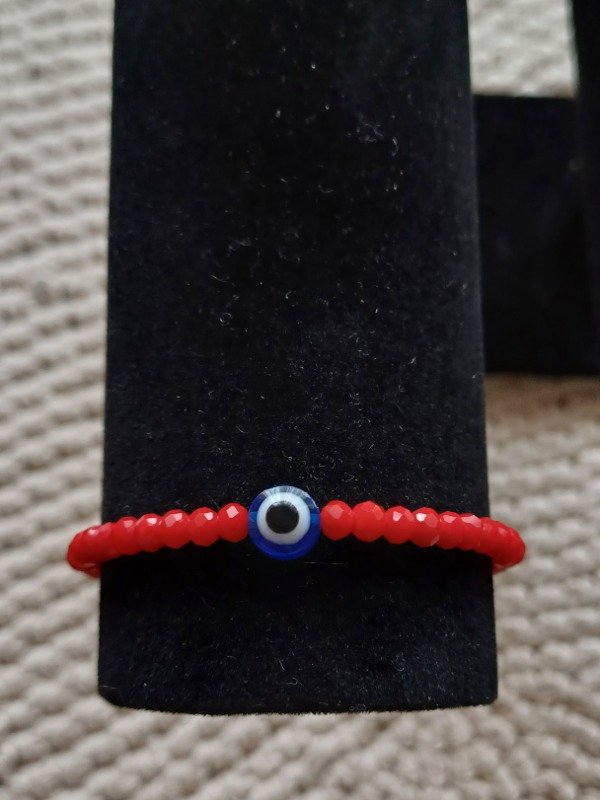 Producto - Pulsera ojo turco cristal de roca con cierre