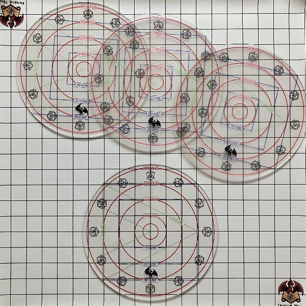 Producto - Plantilla de área de efecto de hechizos (AOE spells)