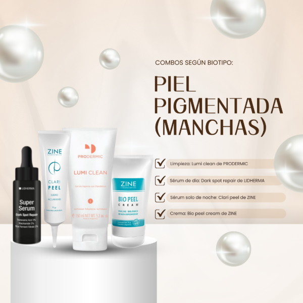 Producto - Combo Piel Pigmentada Tratamiento Despigmentante Integral (manchas)