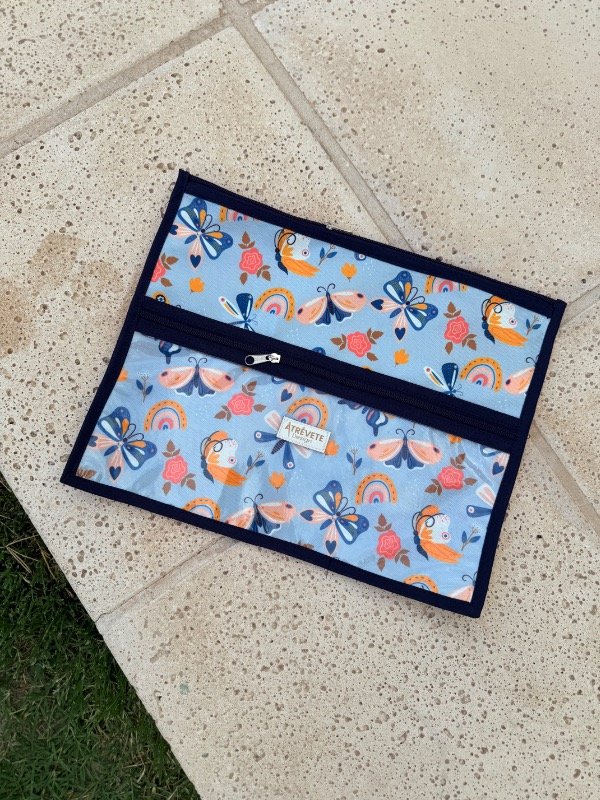 Producto - SOBRE A 4 - MARIPOSAS FONDO CELESTE