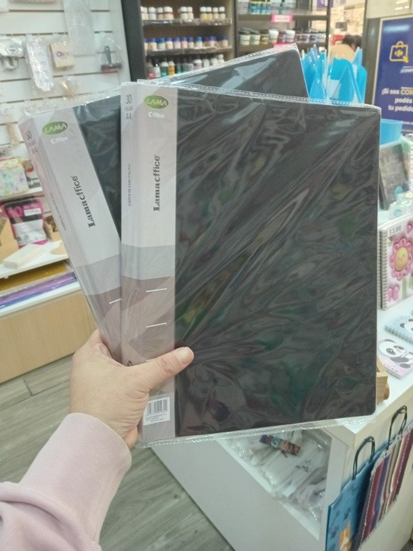 Producto - CARPETA A4 CON 30 FOLIOS