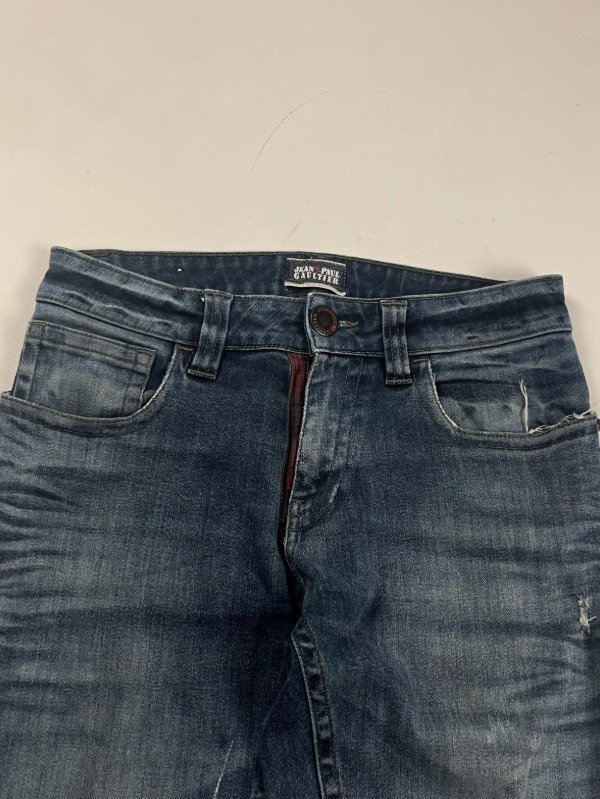 Producto - Jean Paul Gaultier Classic Tartan Accented Denim Jeans - 8