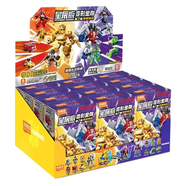Producto - Blokees Transformers Defender Version 02 The Overthrow Set x12 Ver. China - 0