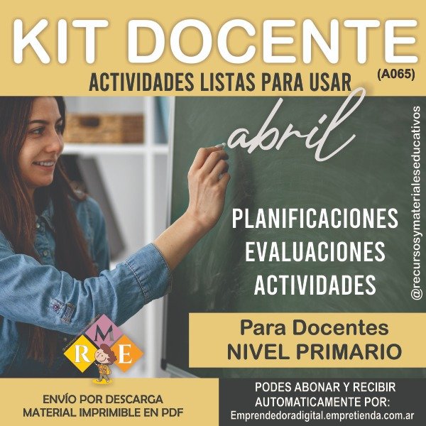 Producto - KIT DOCENTE ABRIL (A065)