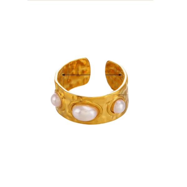 Producto - ANILLO PERLAS GOLD