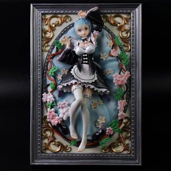 Producto - Figura Rem en Cuadro - Re Zero 33cm