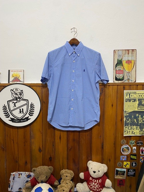 Producto - POLO RALPH LAUREN CUADRILLE MANGAS CORTAS (M)