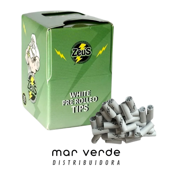 Producto - Filtro pre rolled Zeus blanco x35