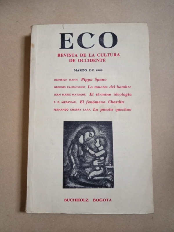 Producto - Eco #107 - Mann Canguilhem Matagne Medawar - Marzo 1969