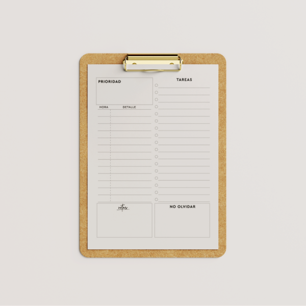Producto - Planner Block - Minimal