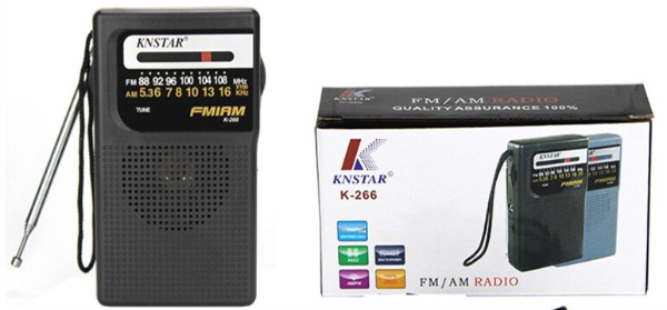 Producto - Radio Portátil FM-AM