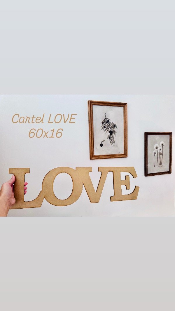 Producto - LOVE en Fibrofacil