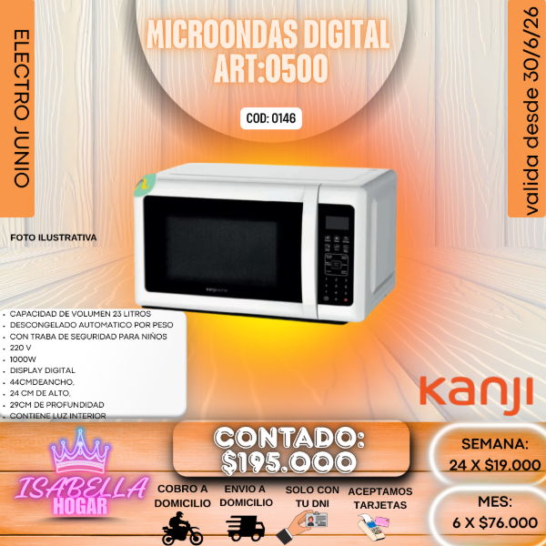 Producto - MICROONDAS DIGITAL KANJI