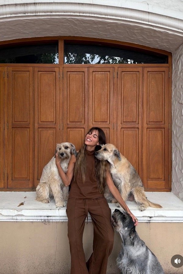 Producto - Top lazos reversible lino - Chocolate/Azul o Verde/Marrón