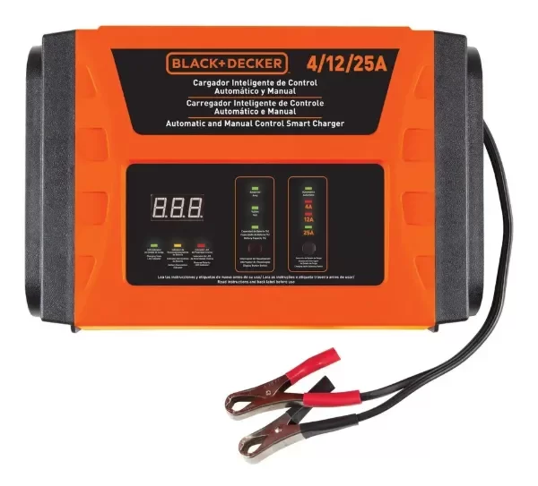 Producto - Cargador De Bateria Inteligente Black Decker 25amp 540w Bc25 R