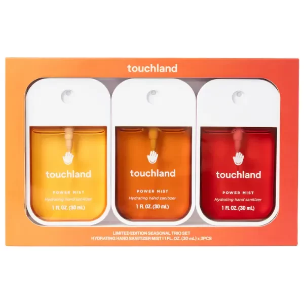 Producto - TOUCHLAND Limited Edition Power Mist Hydrating Hand Sanitizer Seasonal Trio Set