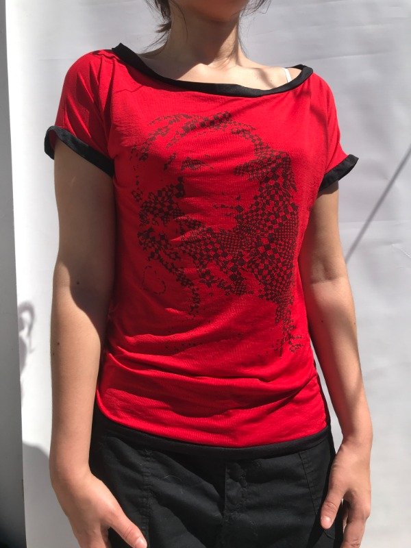 Producto - Race car girl red top - 3