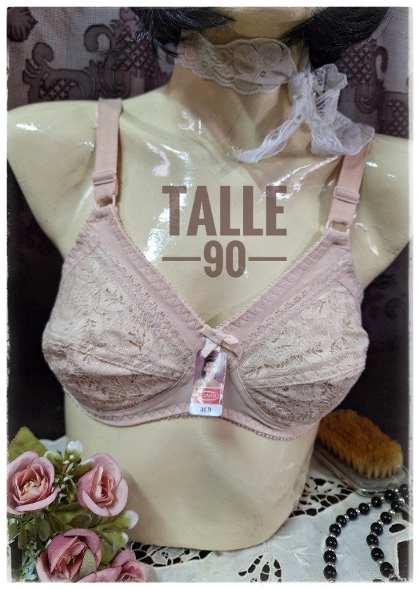 Producto - Corpiño Vintage Encaje Beige