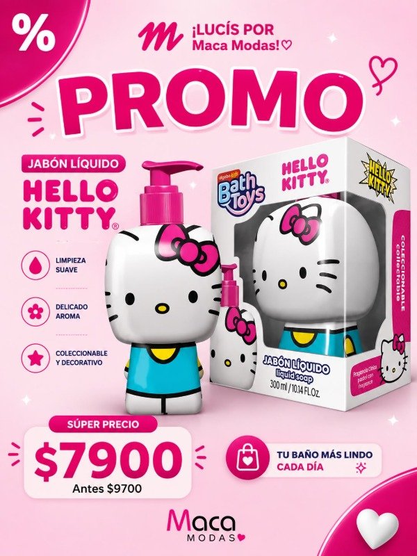 Producto - Jabón liquido hello kitty
