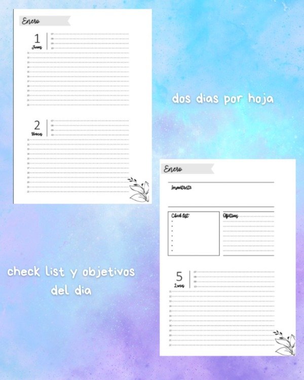 Producto - Agenda 2026 dos días por hoja, tapas personalizadas - 6