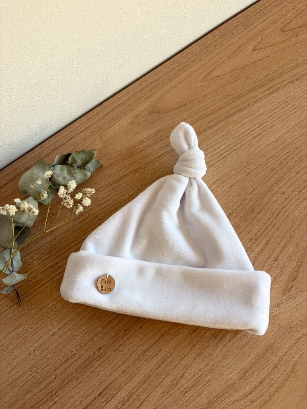 Producto - Gorro plush nudo blanco - 0