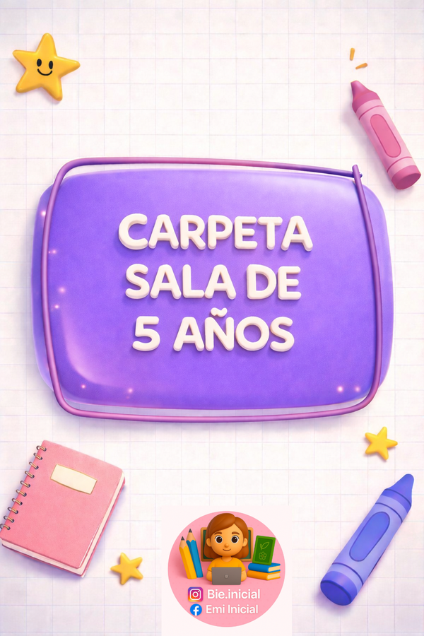 Producto - "CARPETA PARA SALA DE 5 AÑOS"
