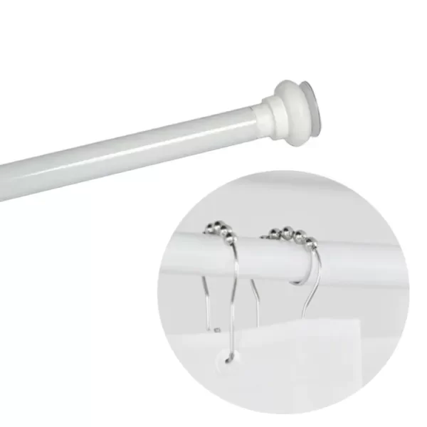 Producto - BARRAL P/CORTINA DE BAÑO BLANCO EXTENSIBLE HASTA 2.5 METRO