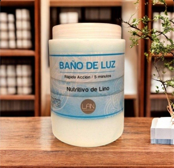 Producto - baño de crema lan de lino x 1000 grs