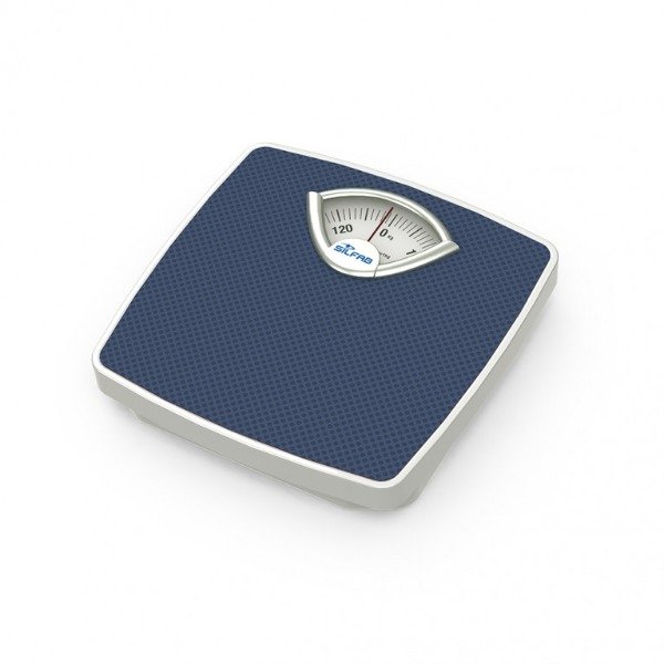 Producto - Balanza mecánica 130kg antideslizante Antislip Blue Silfab BM100