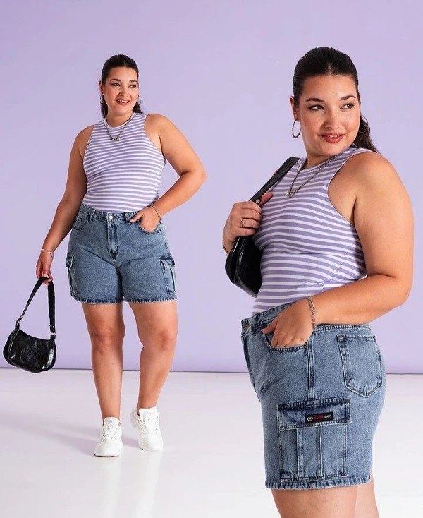 Producto - Short denim cargo