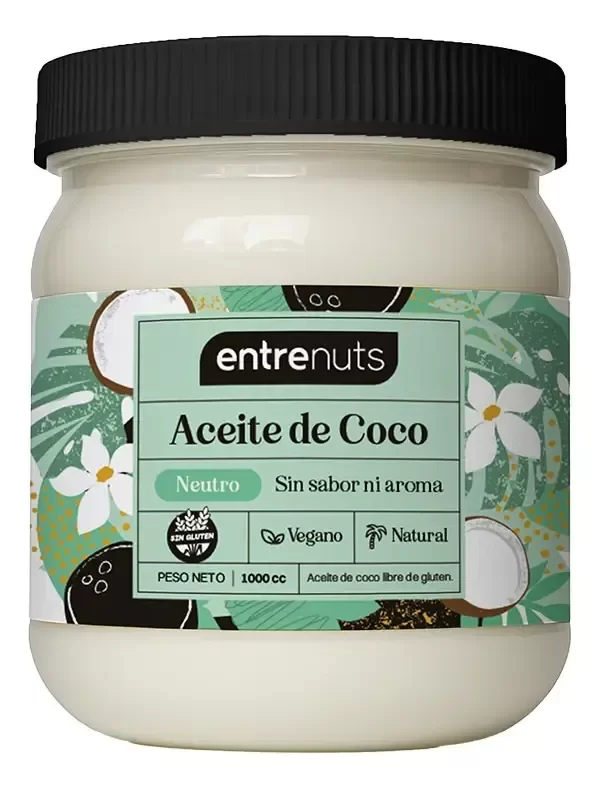 Producto - ACEITE DE COCO NEUTRO 1000 CC ENTRENUTS