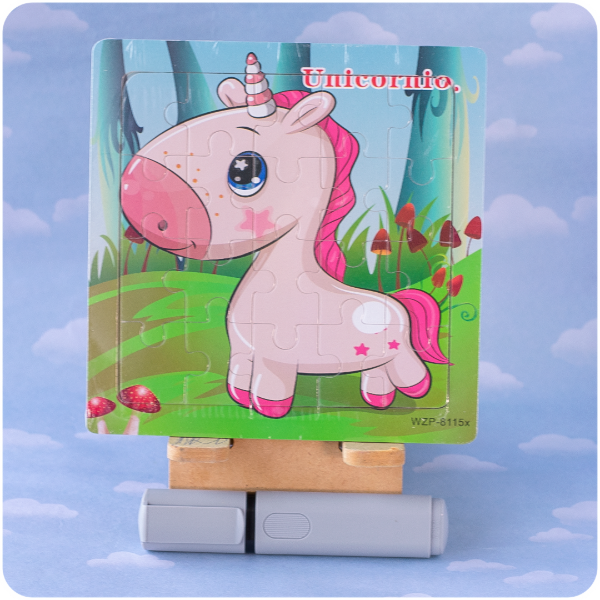 Producto - Rompecabeza de Madera 20 Piezas - Unicornio