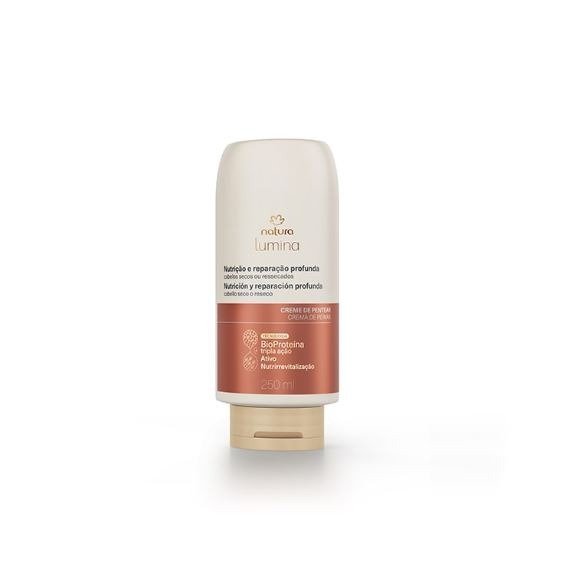 Producto - LUMINA Crema para Peinar Selladora de Cutículas Cabellos Secos o Resecos