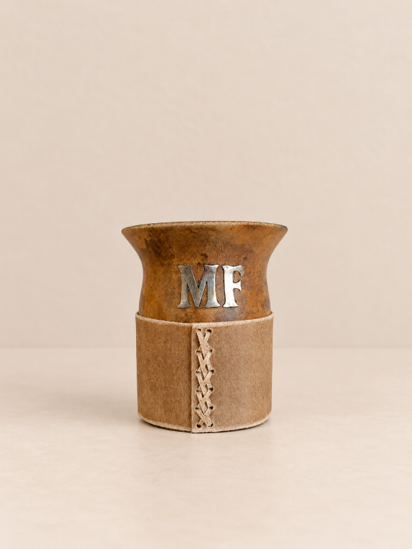 Producto - Mate Criollo con 2 iniciales en bronce o alpaca - 0