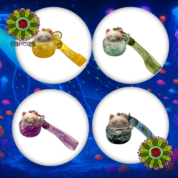 Producto - Llavero Neko burbujas