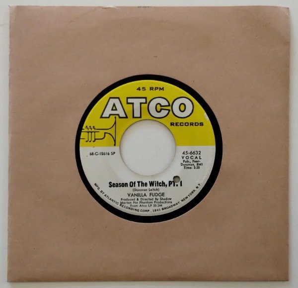 Producto - VANILLA FUDGE Season Of The Witch Simple 7 USA 1968 PSYCH