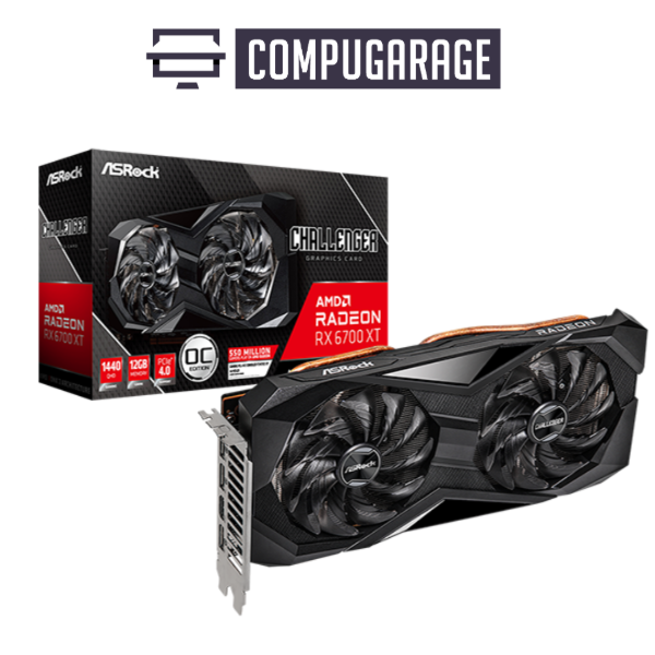 Producto - RADEON RX 6700 XT ASROCK CHALLENGER 12GB - USADA CON GARANTIA