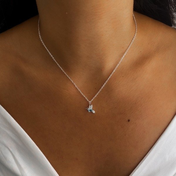 Producto - CONJUNTO COLIBRÍ MINI CELESTE