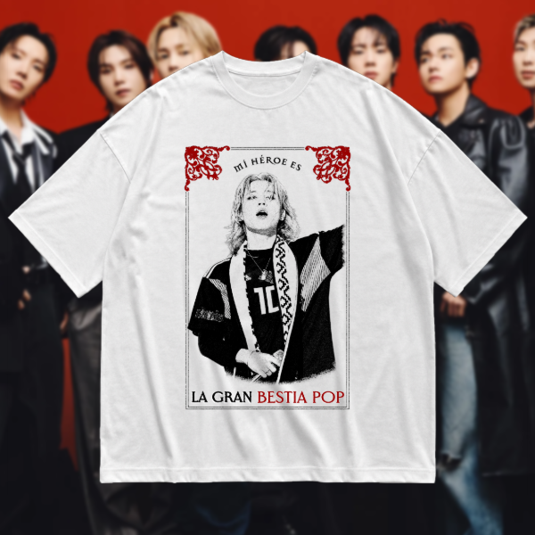 Producto - REMERA LA BESTIA POP X BTS OVERSIZE - 1