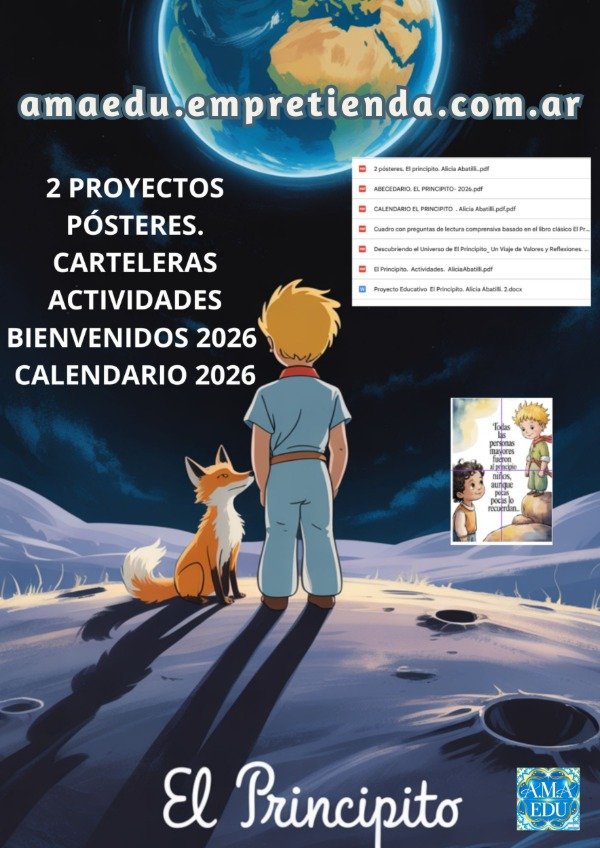Producto - Pack de Lectura EL PRINCIPITO - 2 Proyectos y Recursos (Segundo Ciclo)