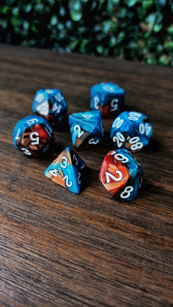 Producto - Set 7 dados de Rol Importados - 1