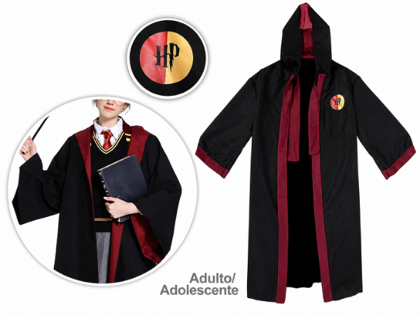Producto - CAPA TUNICA MAGO HARRY POTTER ADULTO/ADOLESCENTE