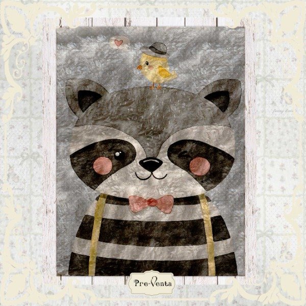Producto - Corderito Ideal Manta Racoon (1.00x0.70)