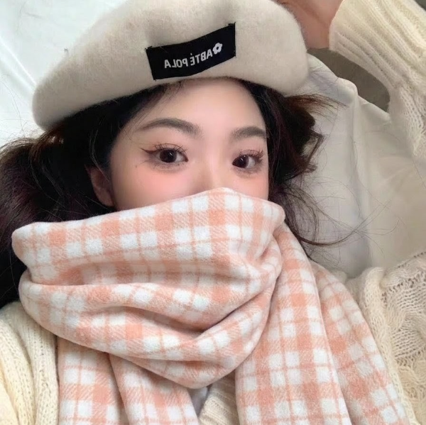 Producto - BUFANDA DE CUADRO C/FLECO STORY IF SHANGHAI