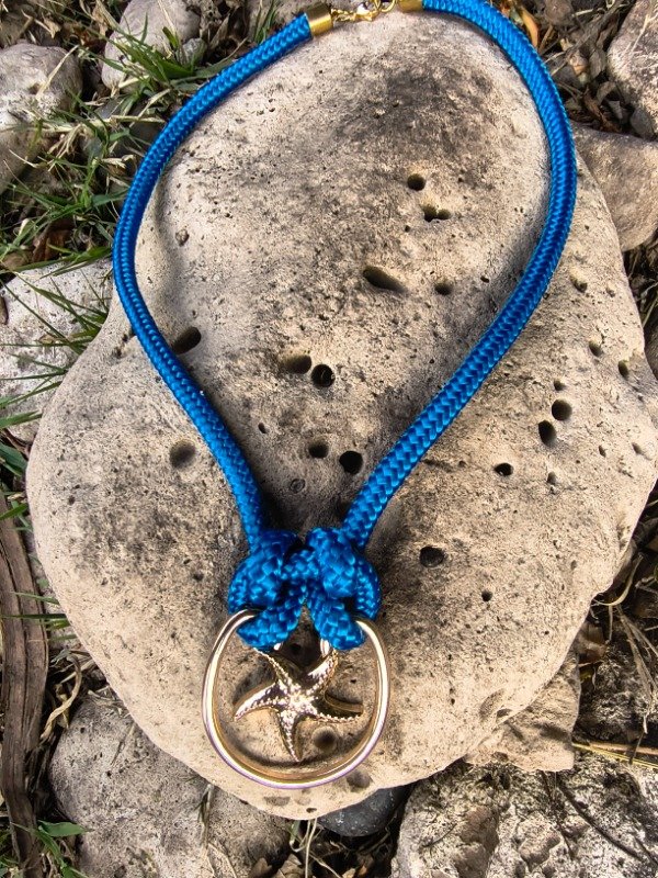 Producto - Collar Ostra soga blue - 2