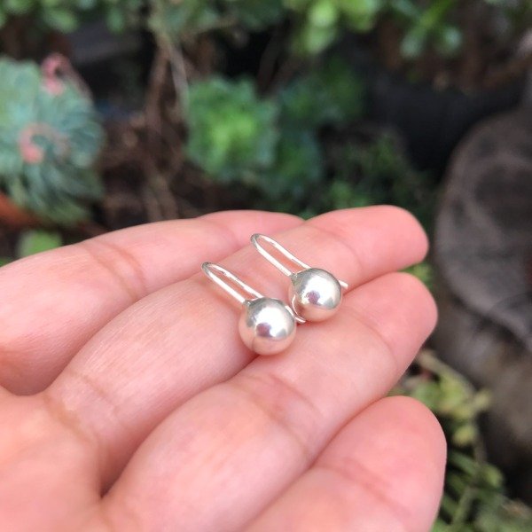 Producto - Aros Colgantes Bolita