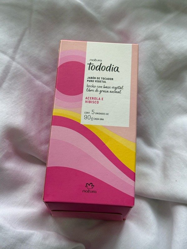 Producto - Natura Caja de jabones en barra Acerola e hibisco