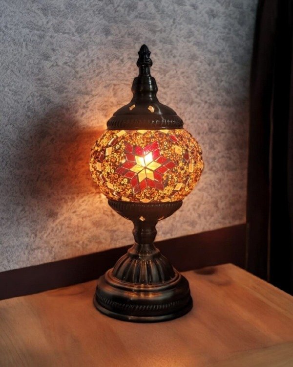 Producto - Velador Lampara Turca Tulipa 12cm