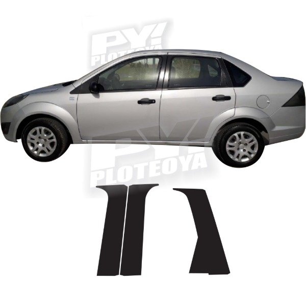 Producto - Calcos Parantes Ford Fiesta 2003 / 2012 Ambos Lados
